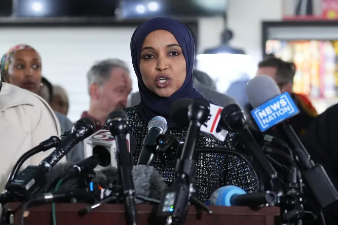Man who sprayed Rep. Omar gets 14 months of prison